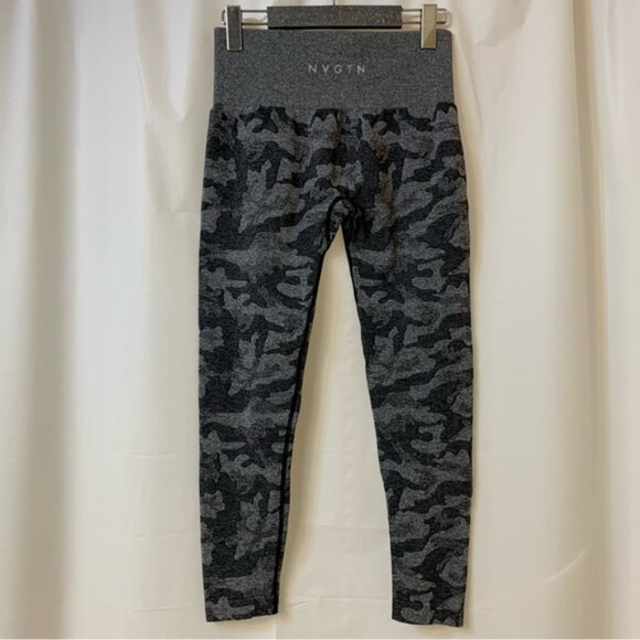 NVGTN Black Camo Seamless Legging Medium - Picture 4 of 6
